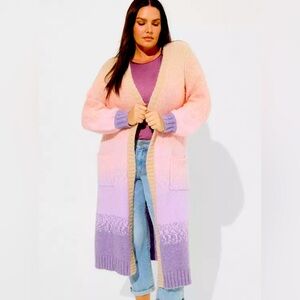 Torrid Coatigan Balloon Sleeve Sweater